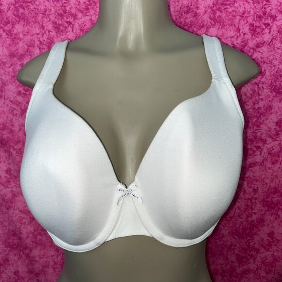 PRE-OWNED LANE BRYANT CACIQUE COTTON FULL COVERAGE BRA SZ 40D - Picture 1 of 4